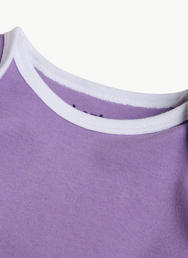 Bontots Infant Girls Organic Cotton Bodysuit - Puppy Love Design - Image 4